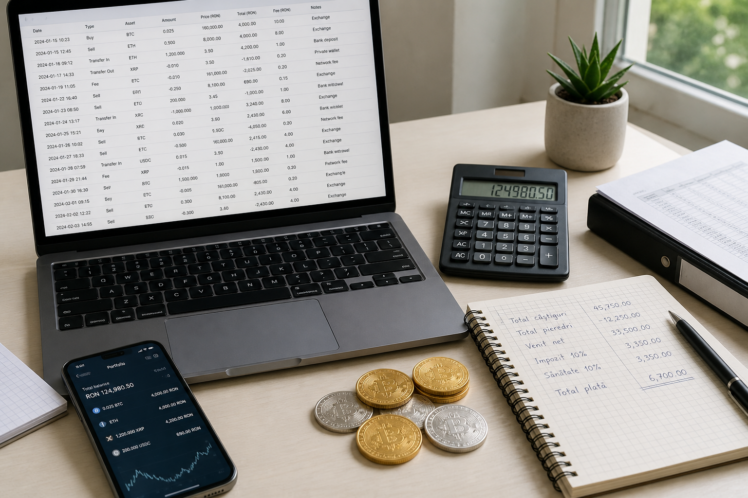 Crypto-to-crypto pe Binance: ce verifici pentru ANAF și Declarația unică
