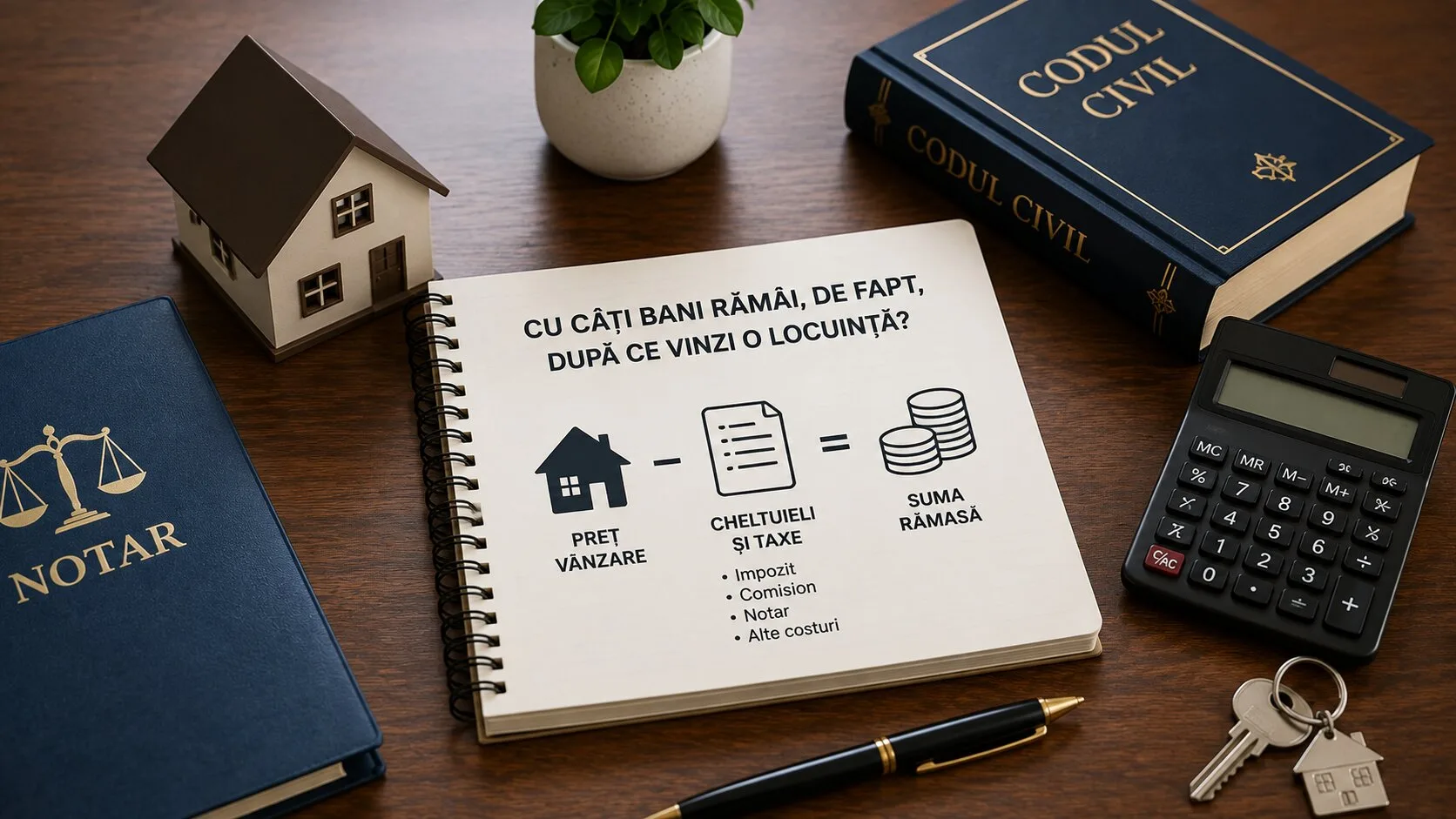 Cu câți bani rămâi, de fapt, după ce vinzi o locuință?