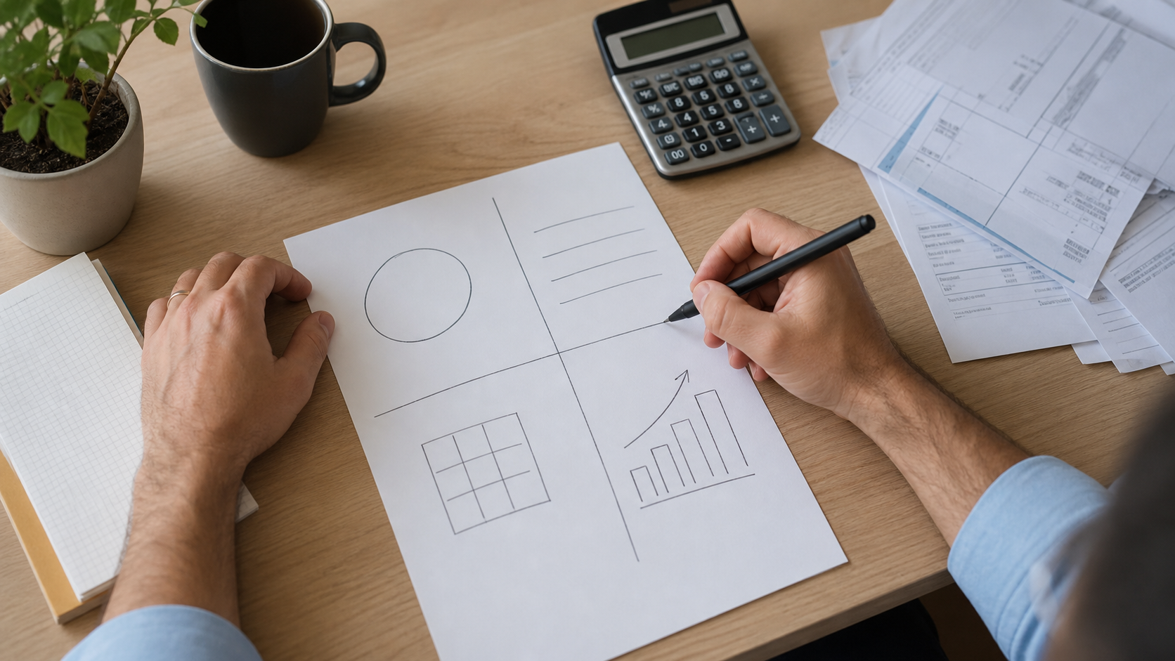 Plan financiar personal pe o pagină: ce incluzi și ce lași în anexă